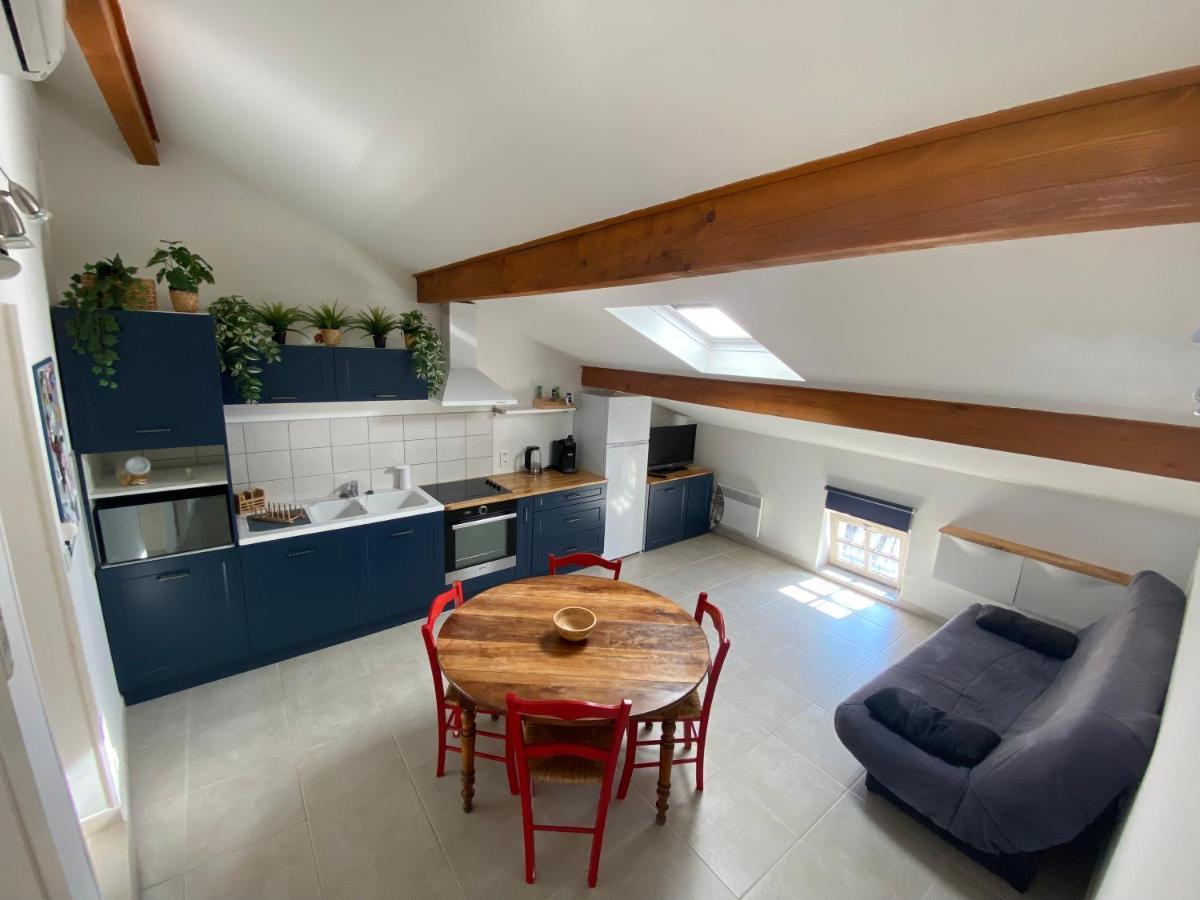 Appartement Climatise Au Pied Du Mont Ventoux Malemort-du-Comtat Exteriör bild
